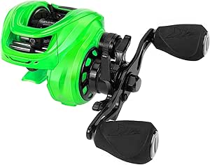 KastKing Zephyr Baitcasting Fishing Reel, Halo XII Magnetic Braking System Baitcaster Reel, 7 1 Double Shielded Stainless Steel BB, 7.2:1 High-Speed Gear Ratio, DTCC Line Guide, 18lb Triple Disc Carbon Fiber Drag