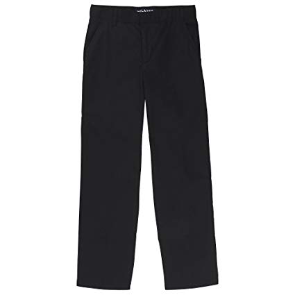 French Toast Boys' Flat Front Double Knee Pant