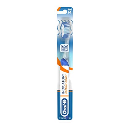 Oral-B Indicator 40 Medium Bristle Toothbrush (Pack of 6), Colors may vary