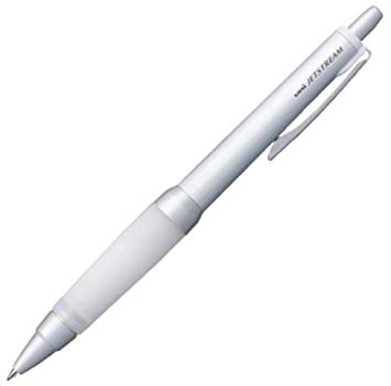 Uni Alpha-Gel Jetstream 0.7 mm Ball Point Pen, Silver Body, Black Ink (SXN1000071P26)