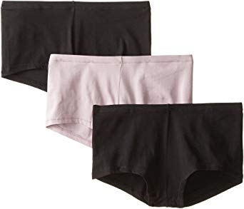 Hanes Women's 3 Pack ComfortSoft Boyshort Brief Panty (Assorted Colors)