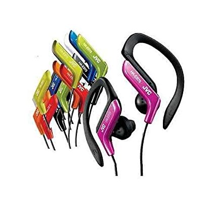 JVC HAEB75G Sports Clip Headphone, Green