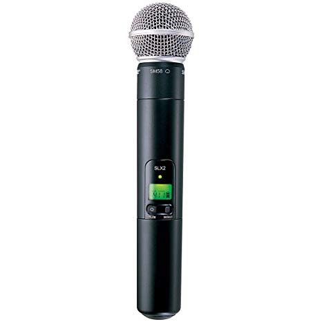 Shure SLX2/SM58 Handheld Transmitter with SM58 Microphone, H5