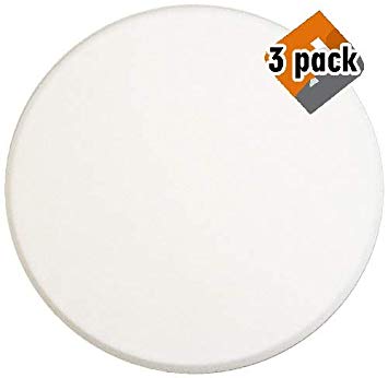 Prime-Line U 9271 Wall Protector, 5 inch, Smooth Surface, Rigid Vinyl, White, Self-Adhesive, 3 Pack