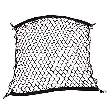 Moonet Car Trunk Cargo Net for Audi Q3 A3 A4 VW Golf Jetta Passat BMW 3 7 Series Mazda 2 3 Lexus Hyundai Jaguar Volvo Universal Auto Elastic Storage