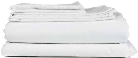 King Size Sheet Set - 1800 Bedding - Highest Quality - Softer Than Egyptian Cotton Brushed Microfiber - Deep Pockets - Hotel Luxury Bed Sheets - White King Sheet Set King