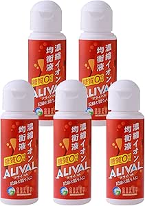 脱水・熱中症対策 経口電解質濃縮液 - ALIVALアライバル50ml 飲料に加える電解質経口補水液 日常生活・スポーツ・マラソン・競技アスリート・外勤の方 糖分・カロリー・添加物ゼロ 無添加 (50ml, 5)