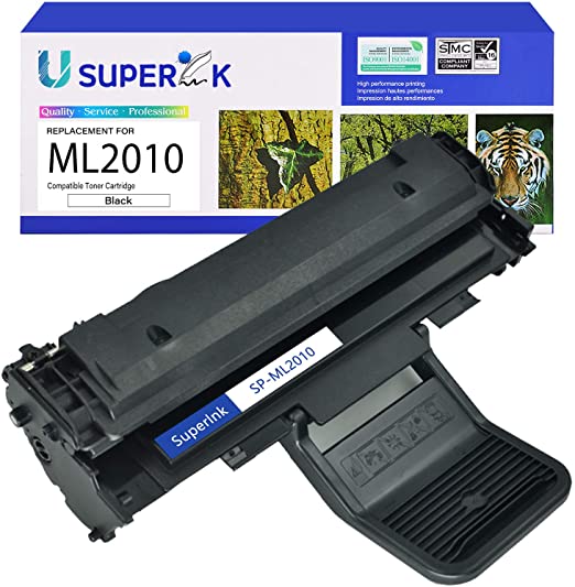 SuperInk Toner Cartridge Replacement Compatible for Samsung ML2010 use with ML-2010 ML-2010D3 ML-2010P ML-2010R ML-2010PR Series Printers (Black, 1-Pack)