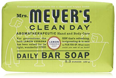 Mrs. Meyer's Clean Day Daily Bar Soap, Lemon Verbena, 5.3 oz