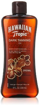 Hawaiian Tropic Dark Tanning Sun Care Moisturizing Oil - 8 Ounce