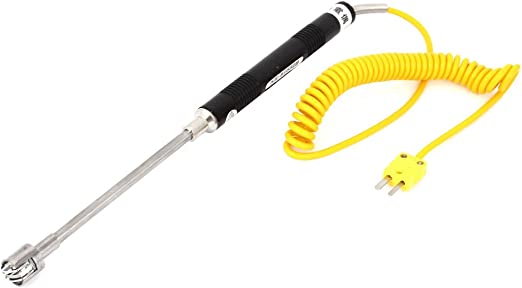 sourcingmap Tempreture Measure NR-81532B K Type Handheld Surface Thermocouple