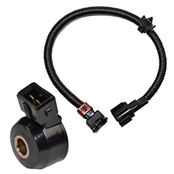 HQRP Knock Sensor w/ Wiring Harness for Nissan Maxima 92 93 94 95 96 97 98 99 1992 1993 1994 1995 1996 1997 1998 1999 plus HQRP Coaster