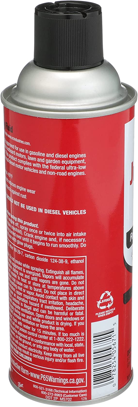 CRC 05671 Jump Start Starting Fluid with Lubricity - 11 Wt Oz.