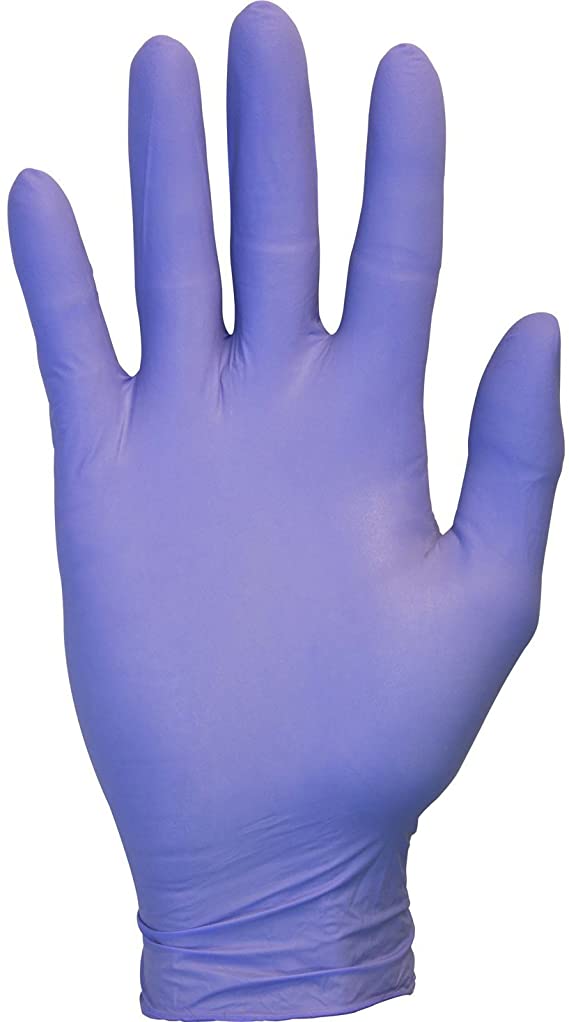 The Safety Zone Medical Grade Nitrile Gloves Indigo - 1 Box of 100 (Medium)