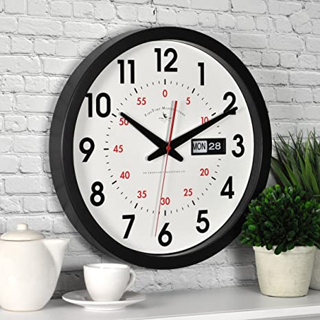 FirsTime & Co. Day Date Wall Clock