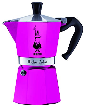 Bialetti Moka Express 3 Cup Capacity 0009142 Pot – Fuchsia