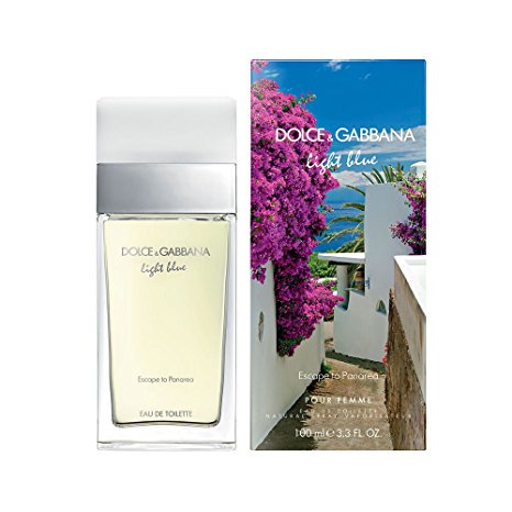 Dolce and Gabbana Light Blue Escape to Panarea Eau De Toilettes Spray for Women, 3.3 Ounce