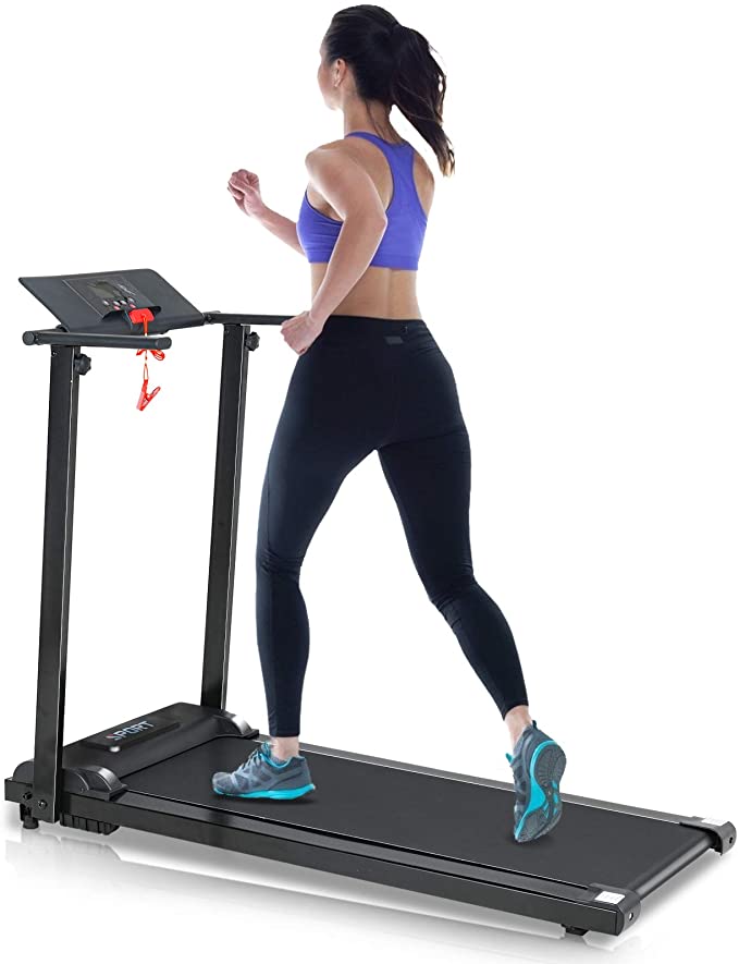 Murtisol Folding Treadmill for Home, Portable Electric Treadmill Walking machine with LCD Display & Low Noise Motor,Good for walking & Jogging for Home Gym