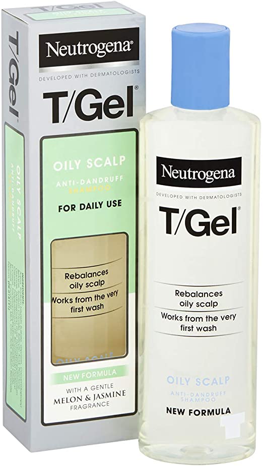 Neutrogena T/Gel Oily Scalp Anti-Dandruff Shampoo – Fights Dandruff After The First Use – Anti-Dandruff Shampoo – 125ml