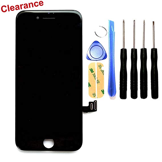 CELLPHONEAGE For iPhone 7 Plus 5.5 Inch New LCD Touch Screen Replacement With 3D Touch Black Digitizer Glass Disply Assembly Replacement   Free Repair Tool Kits