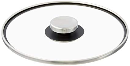Quicklids Small Universal Pot Lid with Cool-Touch Knob fits 8", Black. Overall dimension 8.625"