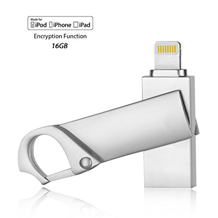 i Flash Drive USB Memory Expansion Stick 16GB [Apple MFI Certified] TFZ High Speed Pen Drive External Storage For Apple iPhone iPad Mac PC and iOS Device With Lightning Connector