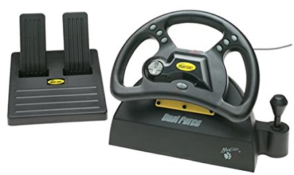 Mad Catz Dual Force Racing Wheel and Pedals for Playstation