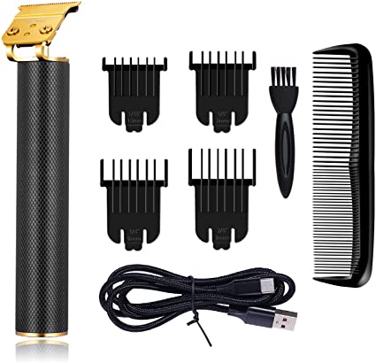 KEMEI 1971 Professional Hair Clippers for Men Pro Li T-Blade Grooming Beard Trimmer Shavers Close Cutting Salon Cordless Rechargeable Quiet