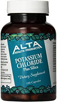Alta Health Potassium Chloride and Silica Capsules, 100 Count