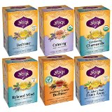 Yogi Tea Rest and Relax Tea 6 Flavor Variety Pack Pack of 6