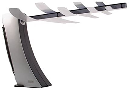 Terk 60 Mile Range High Performance Amplified Indoor HDTV Antenna - Supports UHF, VHF 1080 HDTV Broadcasts for Free