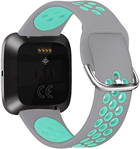 Compatible for Fitbit Versa | Soft Silicone Replacement Sport Band for Versa 2/Versa Lite/Versa 1/SE