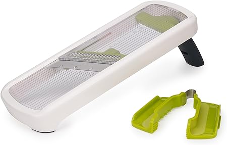 Joseph Joseph Multi-Grip Mandoline with Precision Food Grip, One Size, Green/White