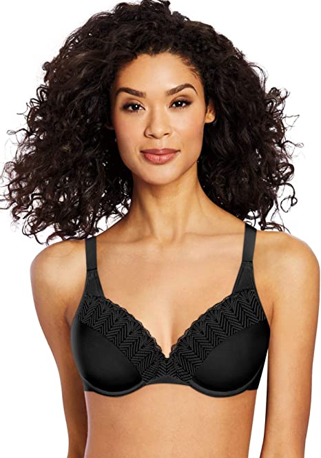 Bali Passion For Comfort Underwire Bra with Full-Coverage, Light Lift Back Smoothing Shapewear Bra for Everyday Wear