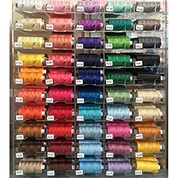 Sewing Machine Moon Thread from Coats Germany x 48 Assorted Cones of 1000 Yards of poplular colour polyester thread