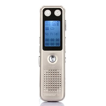 TRUSTIN Portable Multifunctional Digital Voice Recorder with Timing Voice Control 8GB Dictaphone Mp3 Player
