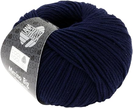 Lana Grossa Cool Wool Big, 630 Night Blue Yarn