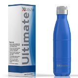 Ezisoul Ultimate Stainless Steel Insulated Water Bottle - No Leaks Sweating or Toxins - 17oz25oz