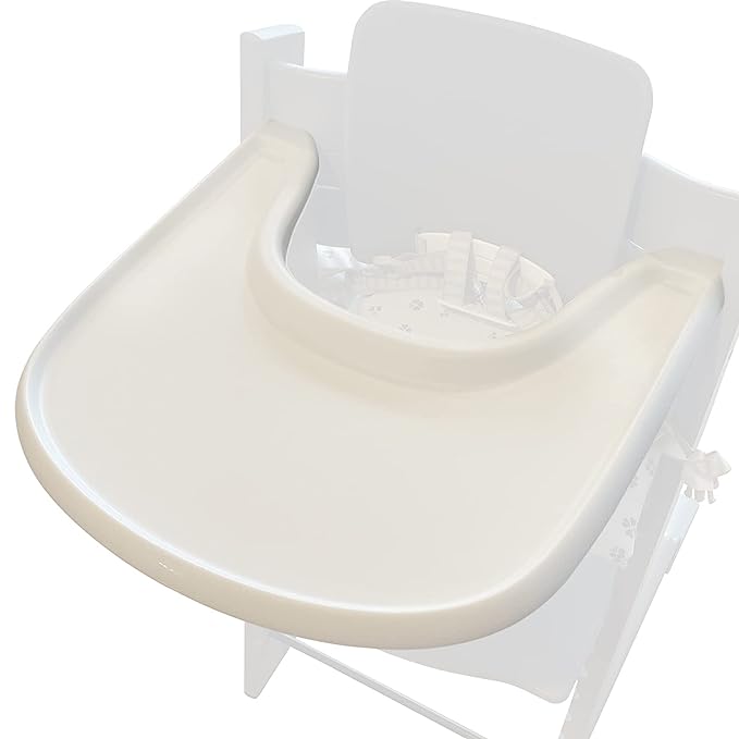 Baby High Chair Tray Compatible with Stokke Tripp Trapp Chair, with Smooth Surface Provides Suction Plates with More Suction Power