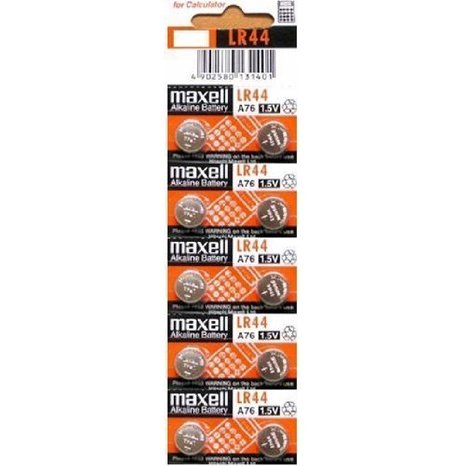 Maxell LR44 Batteries 20 Pack