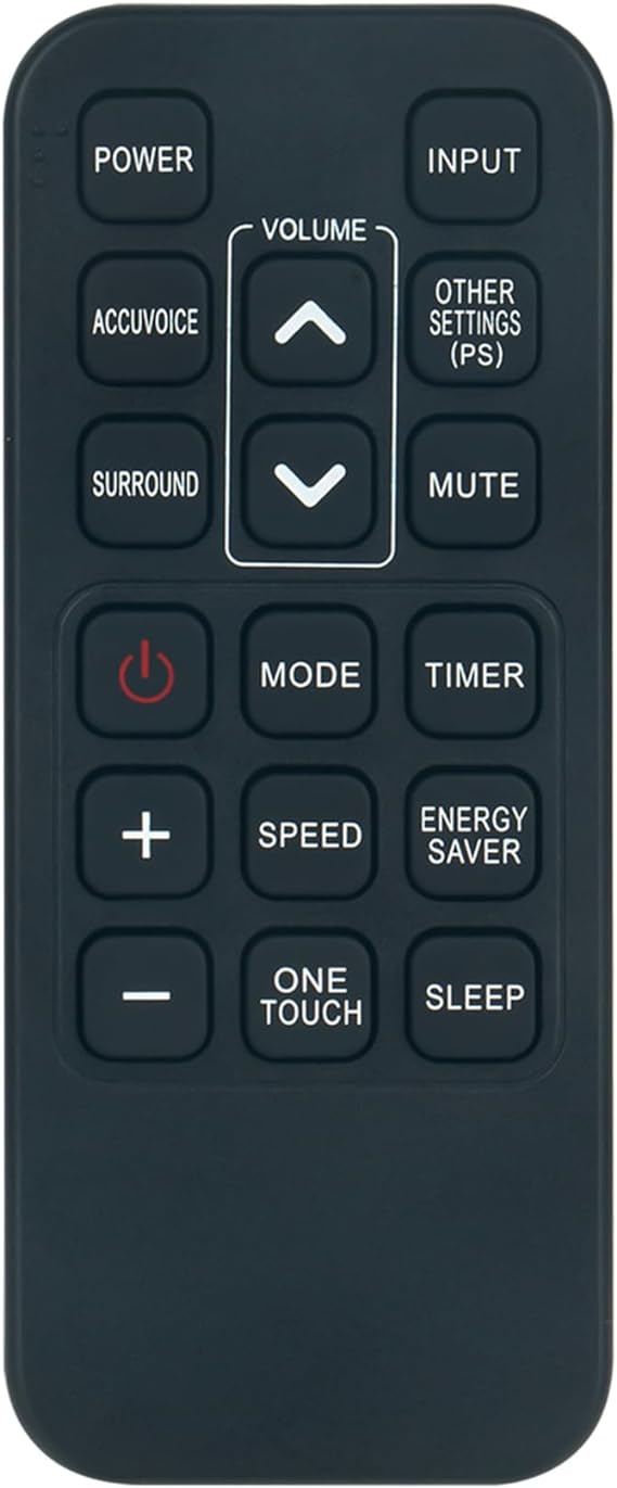 Replacement Remote Control Applicable for Zvox Audio AccuVoice Soundbar AV203 AV201 AV257 AV150 AV157 AV357 SB380 SB500 SB700