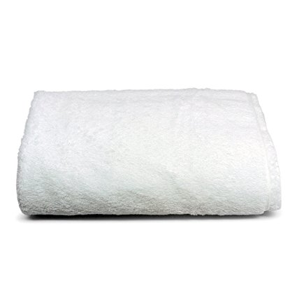 Luxury White Bath Towel, Egyptian Cotton, Ultra Soft & Absorbent By Winter Park Towel Co. (Extra Large Size 30 by 55 Inches)