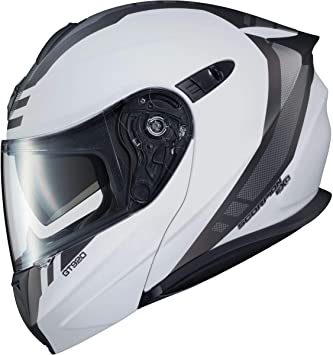 ScorpionEXO EXO-GT920 Unit Adult Street Motorcycle Helmet - Matte White/Dark Grey/X-Large