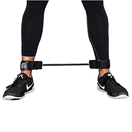 Fitness Health Lateral Stepper Resistance Band With Ankle Straps Leg Exercise Training System