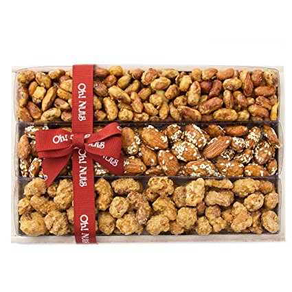 Gourmet Sweet Honey Roasted Nuts Variety Gift, Nut Gift BOX - Oh! Nuts