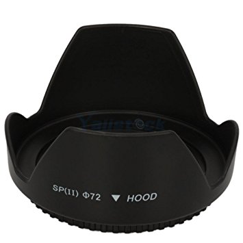 72mm Screw Mount Lens Hood Flower Crown Petal for Canon Nikon Sony Pentax