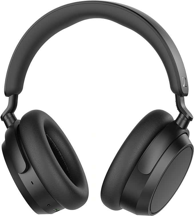 Sennheiser ACCENTUM Plus Wireless Bluetooth Headphones - Quick-Charge Feature, 50-Hr Battery Playtime, Adaptive Hybrid ANC, Sound Personalization, Touch Controls – Black