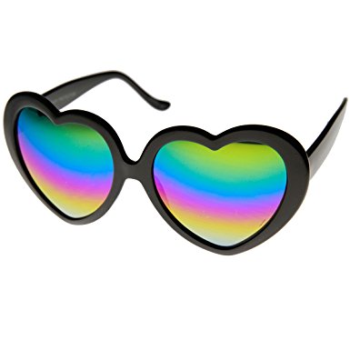 zeroUV - Women's Oversize Gradient Lens Heart Sunglasses 55mm