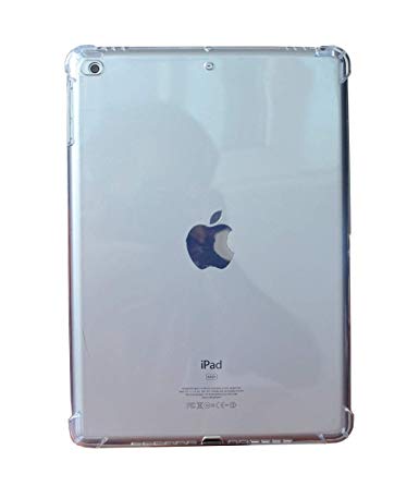 inShang iPad 9.7 case Clear TPU Cover for iPad 2017 Cases 2018 iPad air iPad air 2, Flexible Soft Back Skin with Bumper Cushion   HD Screen Protector   Stylus