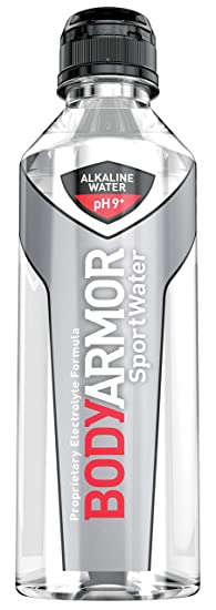 BODYARMOR SportWater Alkaline Water, Superior Hydration, High Alkaline Water pH 9 , Electrolytes, Perfect for your Active Lifestyle, 700mL Sport Cap (Pack of 24)